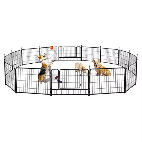 Foldable Metal Fence for Pet Dogs