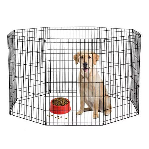 Foldable Metal Fence for Pet Dogs