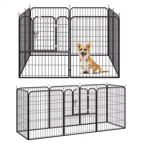 Foldable Metal Fence for Pet Dogs