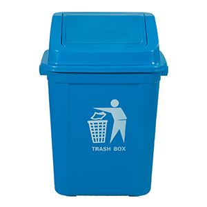 Push lid trash bin series