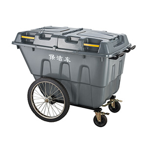 Four Wheels Mobile Garbage Cart